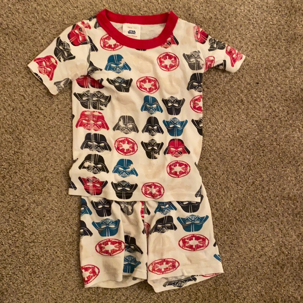Hanna Andersson boys Star Wars short jammies